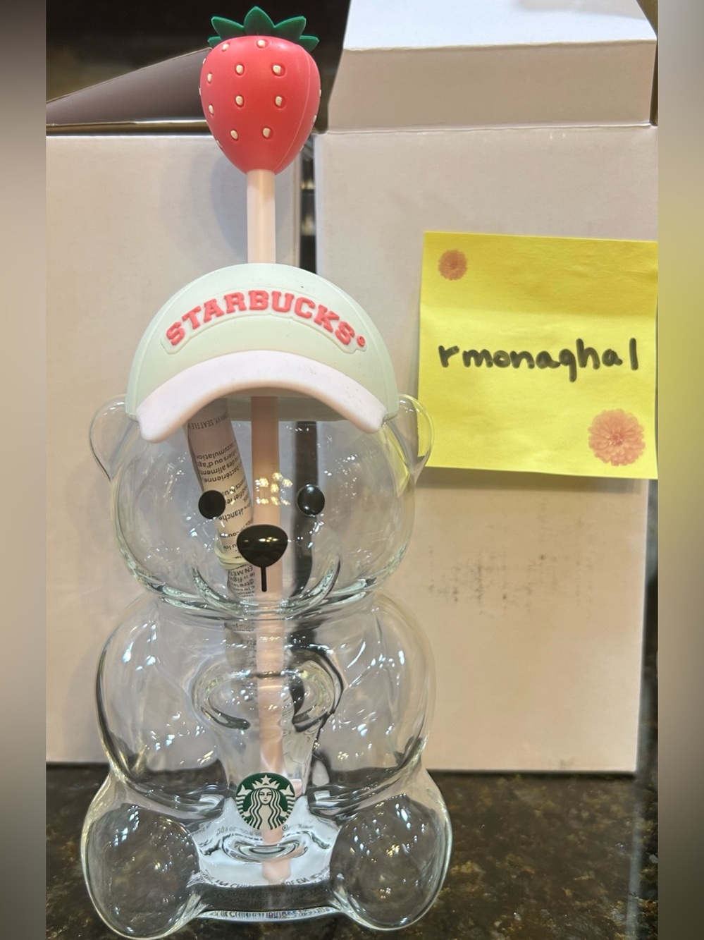 Pink Starbucks Bear Cup
